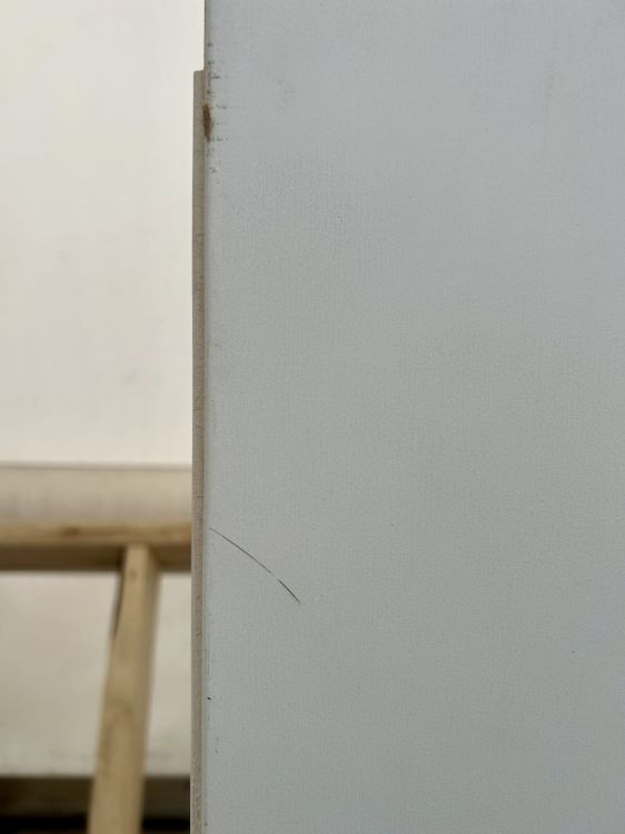 Image de Porte 36'' x72 ''- Modèle 3 embossés - Blanc