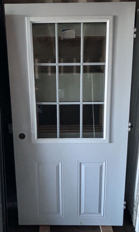 Image de Porte 36'' x72 ''- fenêtre - Blanc