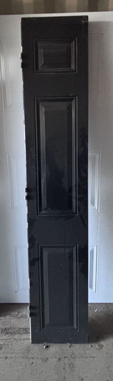 Image de Panneau de port 13.5'' x72 ''  - Noir